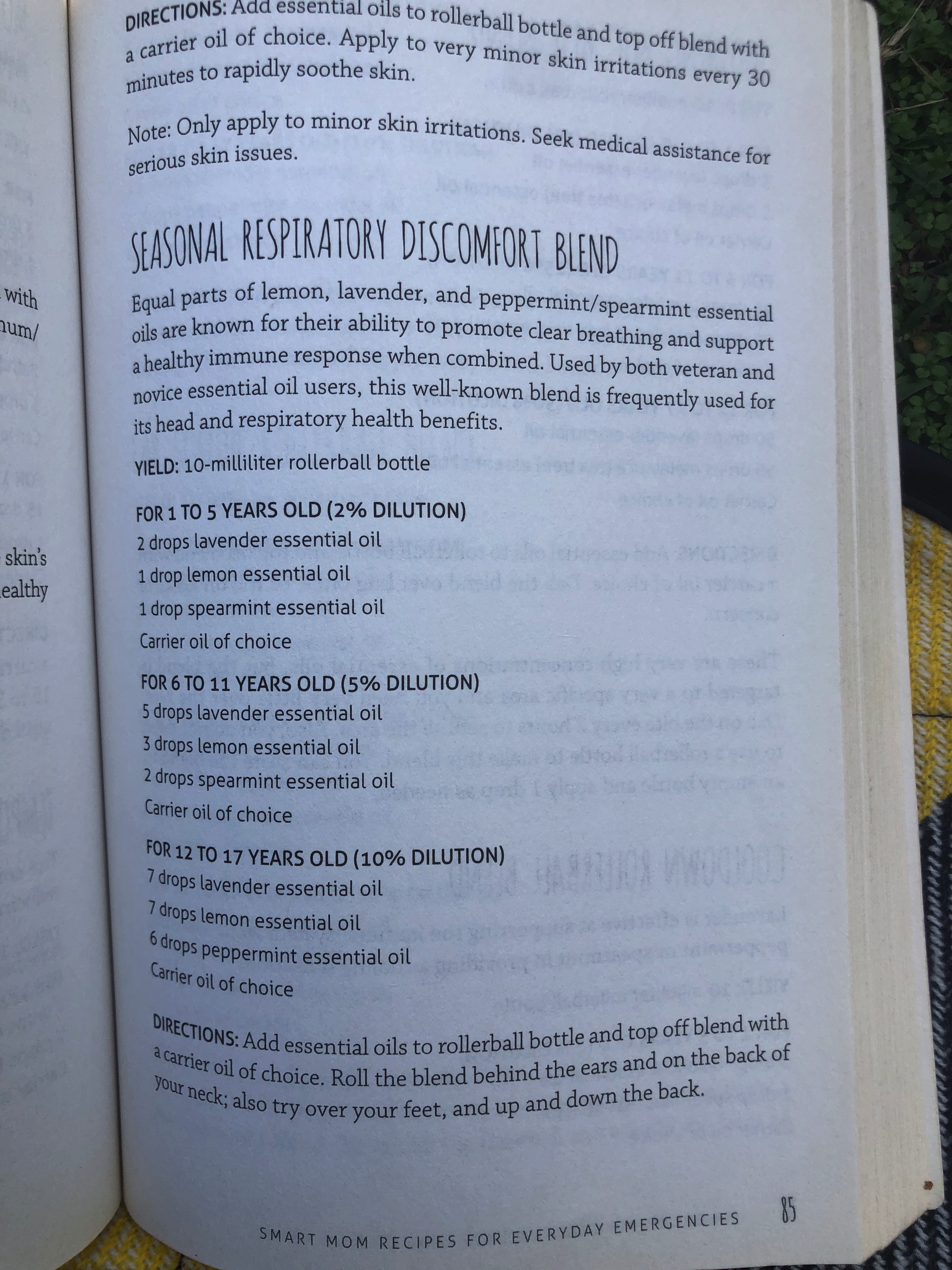 Seasonal respiratory discomfort blend